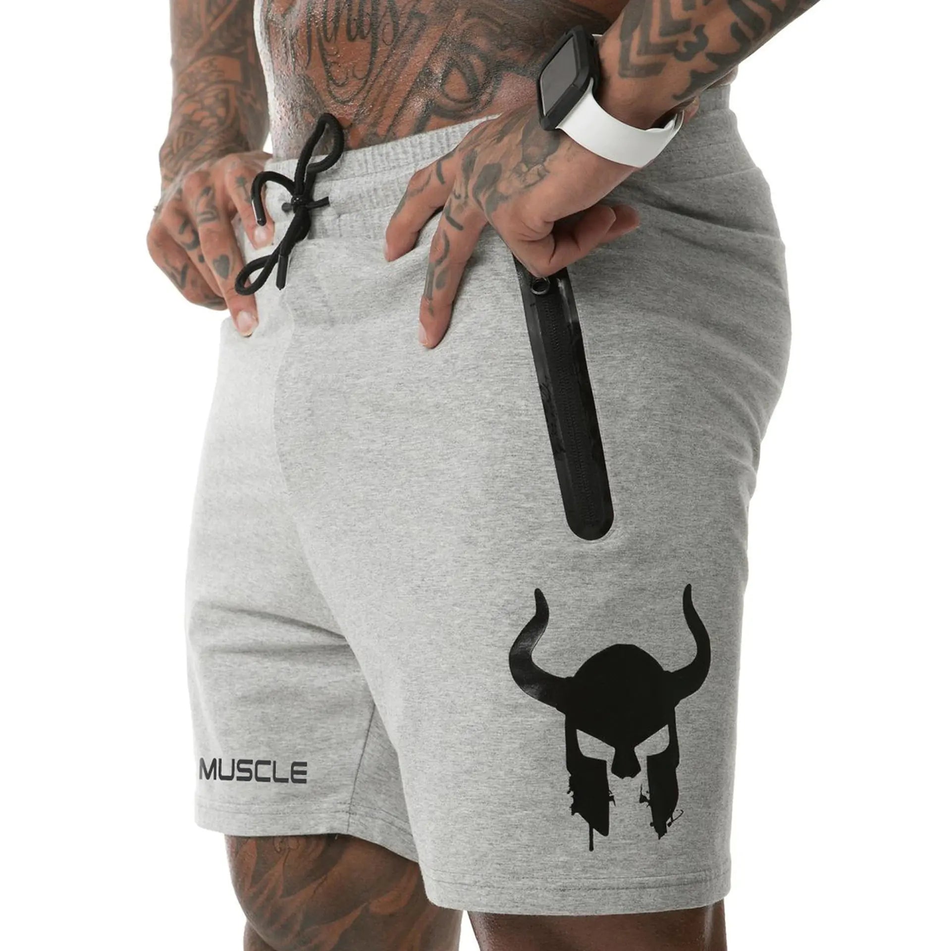 Casual Running Pants with Five-Point Design