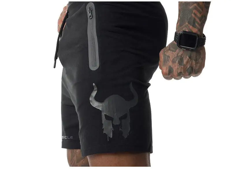 Casual Running Pants with Five-Point Design